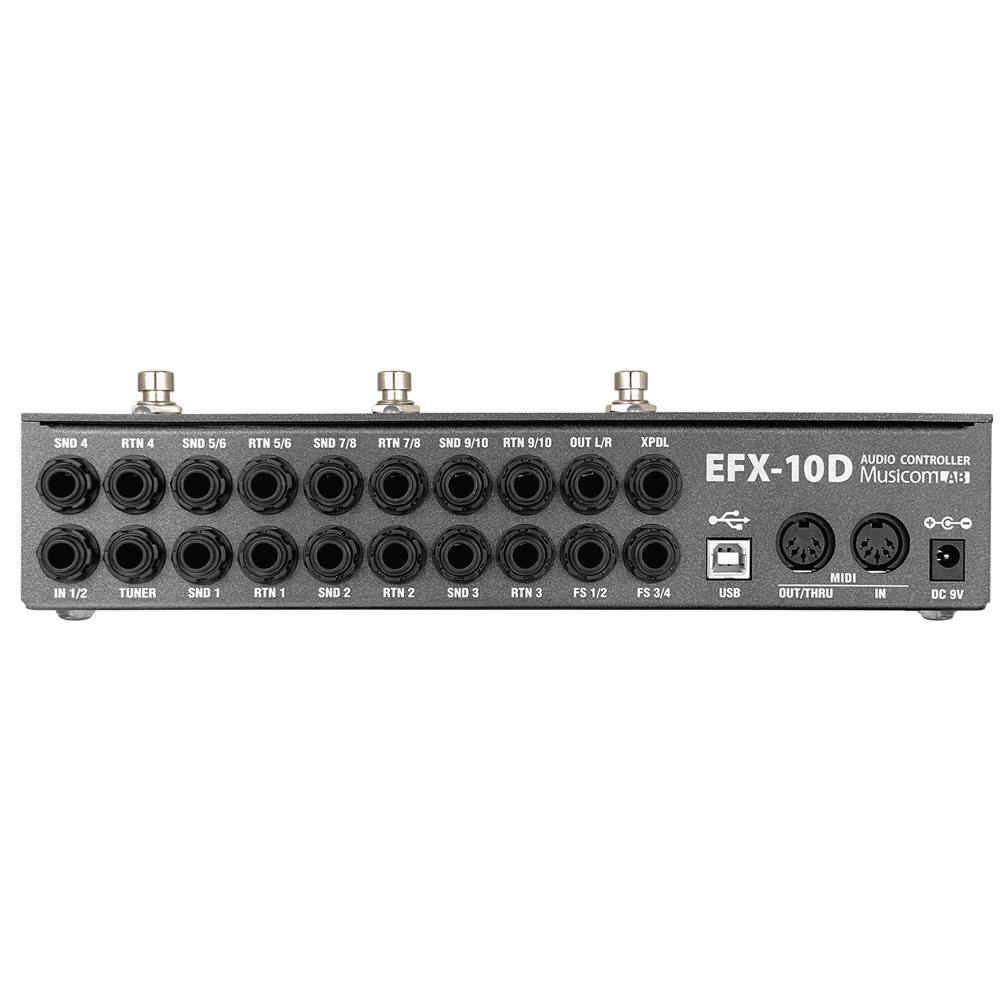 Musicom LABより、スイッチングシステム『EFX-10D』が発売！