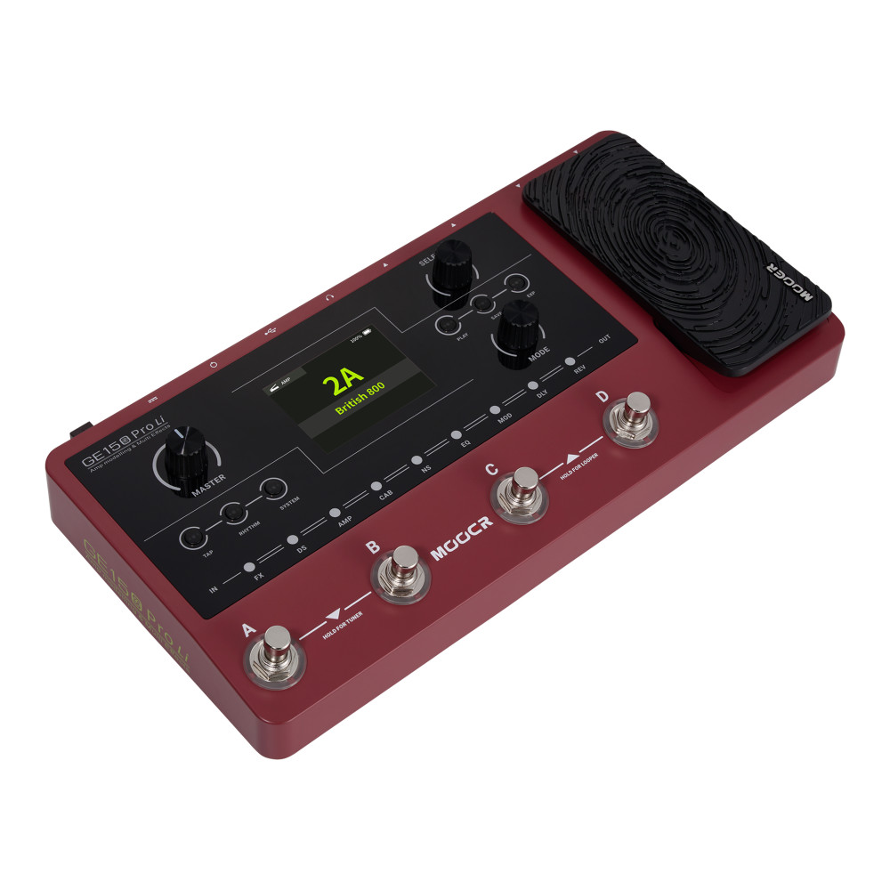 Mooerからマルチエフェクター「GE150 Pro / GE150 Pro Li」が発売。