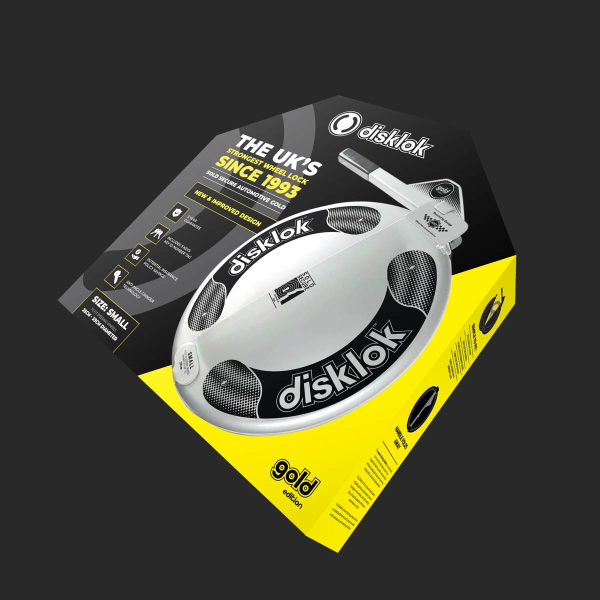 標準モデル] Disklok ディスクロック ゴールドエディション（シルバー