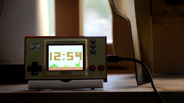 ゲーム&ウオッチ マリオ レビュー】置き時計として最高にかわいい