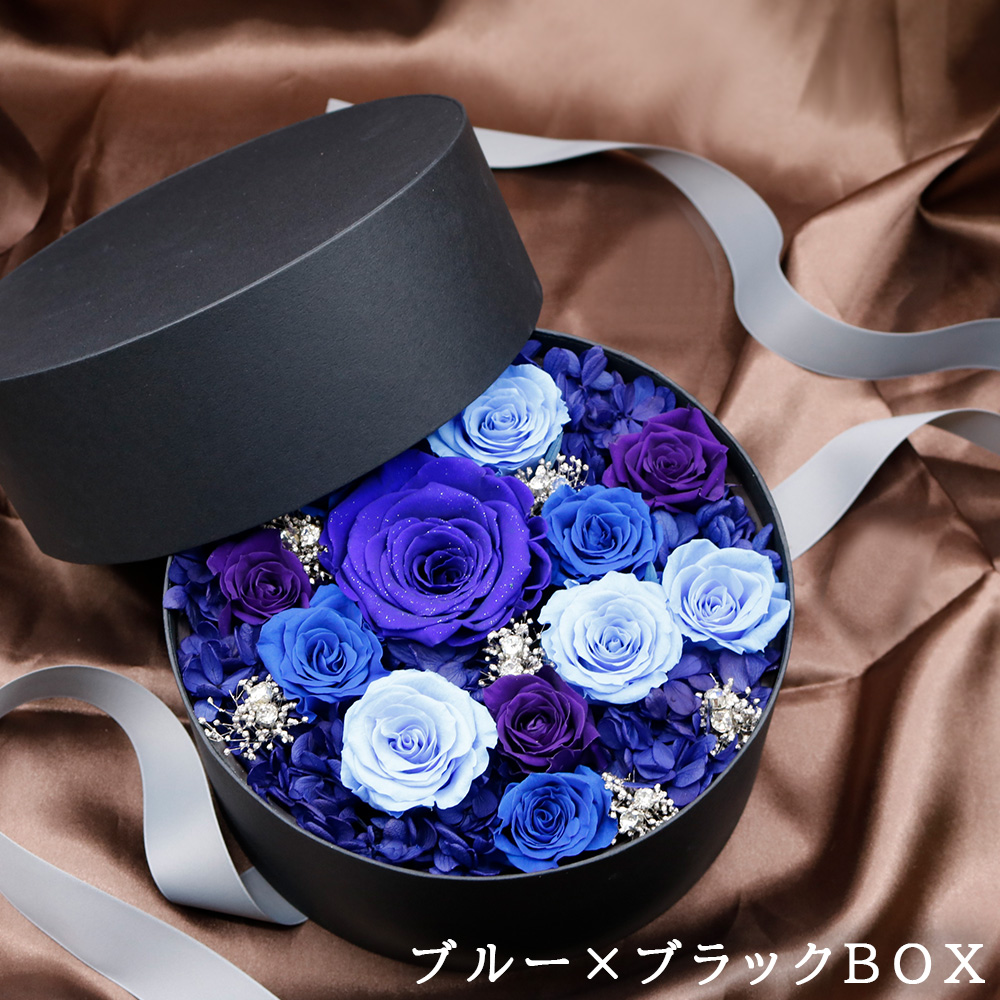 ダイヤモンドローズpremium(レッド/ブルー) /12輪バラのBOX