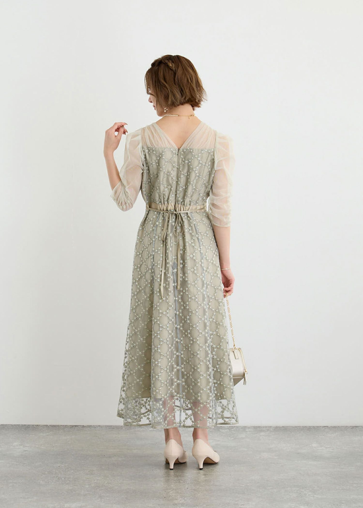 ダイヤフラワーレースドレス|DorryDoll