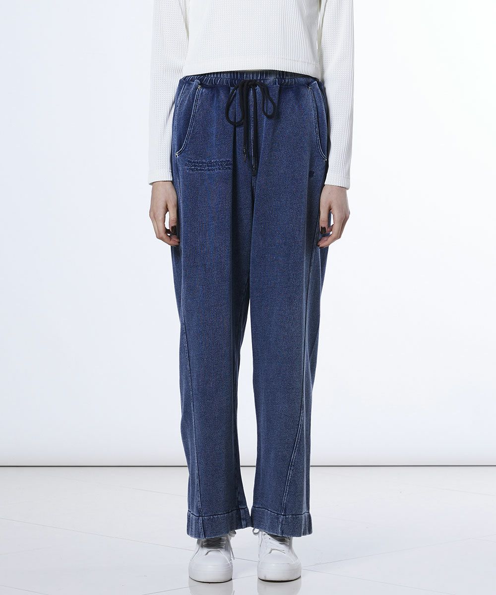 ESSENTIAL / インディゴ ワイドスウィッチパンツ BOTTOMS Night STORE