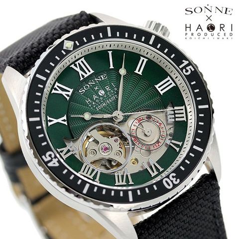 dショッピング |ゾンネ 腕時計 自動巻き ハオリ 岩城滉一 コラボモデル