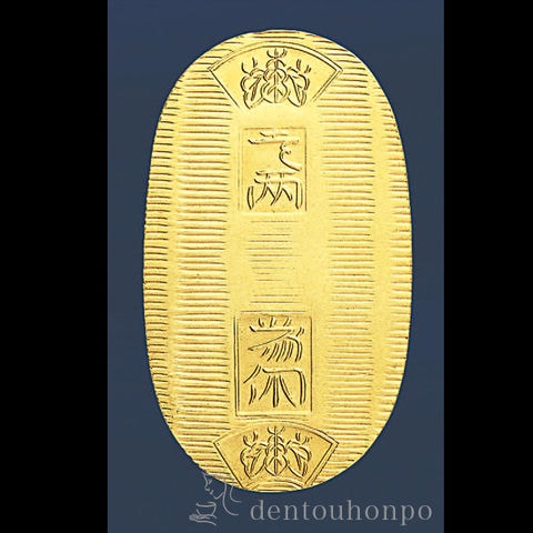 dショッピング |純金 天保小判 50g ( 光則（金工芸） 木札名入れ有料