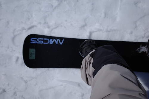 25/26シーズンモデル試乗 AMICSS AGGRESSOR 161 | スノーボード情報