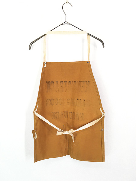 雑貨 古着 80s- MISSION HIRDWARE CO. 企業 広告用 キャンバス ワーク