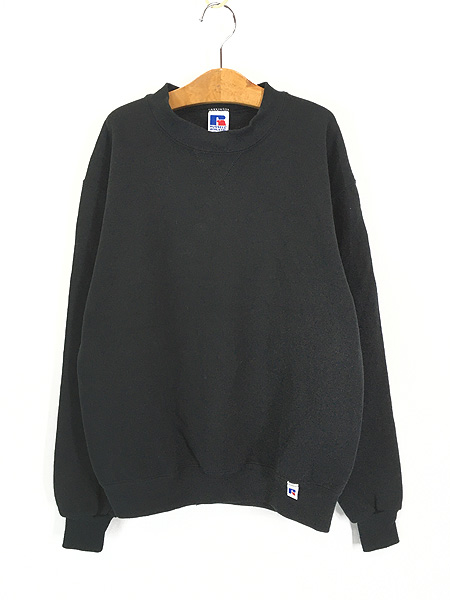 キッズ 古着 90s USA製 Russell 無地 ソリッド 前V セットイン