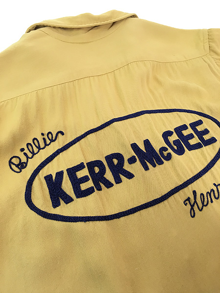 レディース 古着 60s Crown Prince 「KERR-McGEE」 チェーン 刺しゅう
