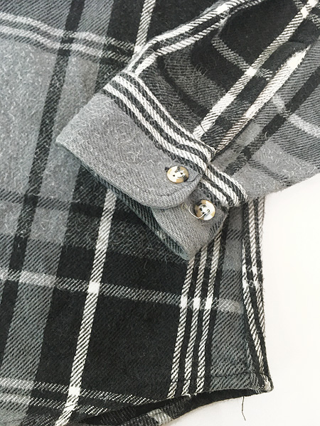 古着 80s USA製 St John's Bay BIG MAC 好配色 モノトーン チェック