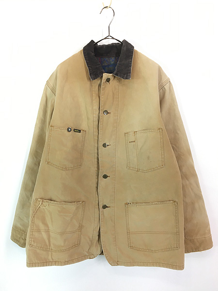 古着 80s OshKosh B'gosh ネイティブ ブランケット ライナー ブラウン