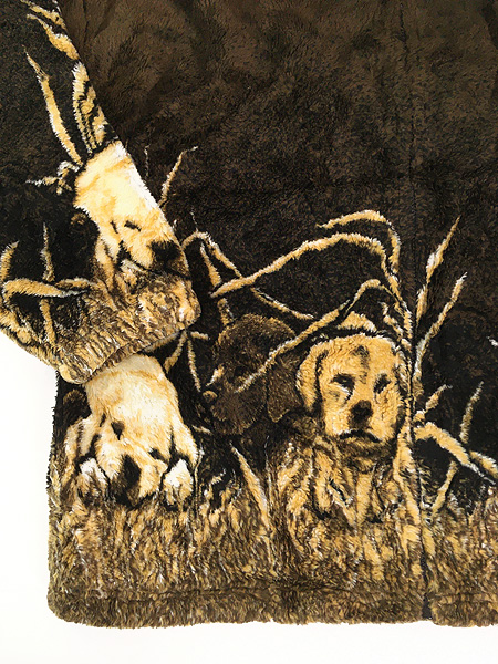 古着 90s USA製 Cobblestone Canyon 犬 ゴールデン レトリーバー