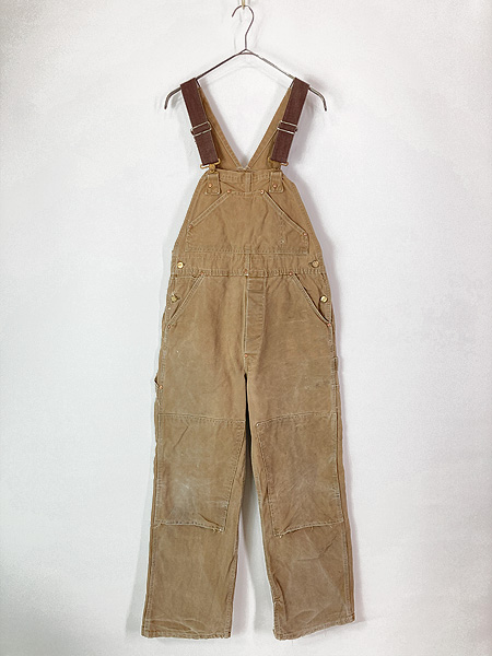 古着 60-70s Carhartt 山ポケ ブラウン ダック Wニー ワーク