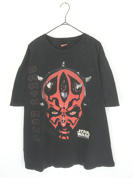 古着 90s STAR WARS ダース モール BIG プリント Tシャツ XL位 古着