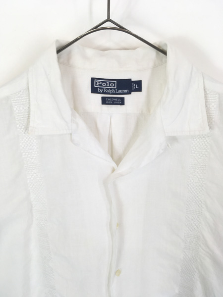 古着 90s Polo Ralph Lauren 「CALDWELL」 刺しゅう ライン 100