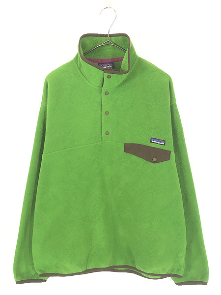 古着 11s Patagonia スナップT シンチラ フリース ジャケット アップル