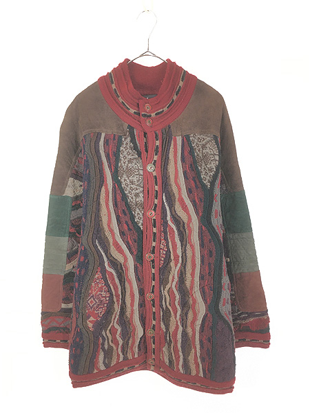 古着 60s USA製 McGREGOR シャギー モヘア ウール ニット カーディガン