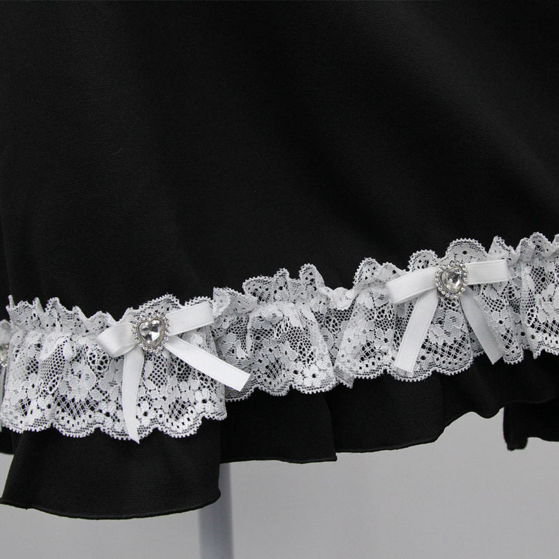 バラレースパールリボンハートビジューワンピース – レディース