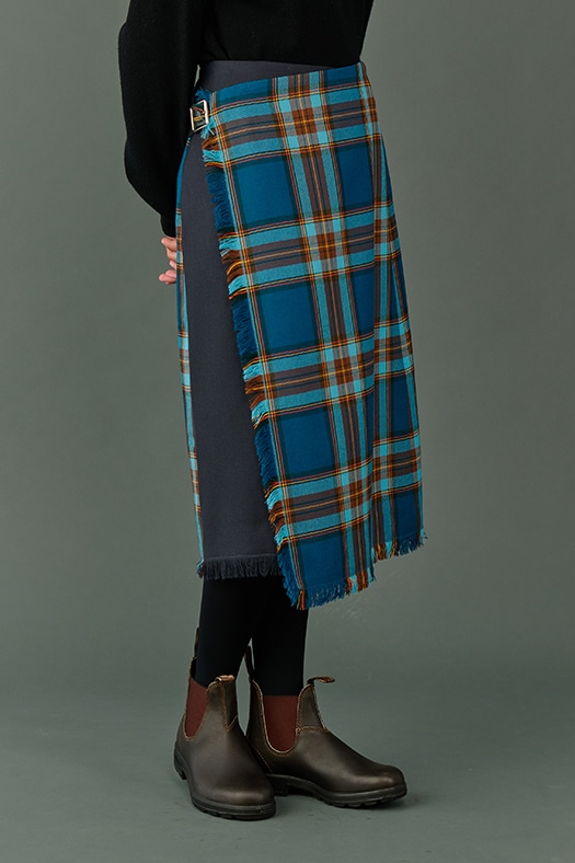 O'NEIL OF DUBLIN – 24AW KILT SKIRT｜HOLIDAY HOME
