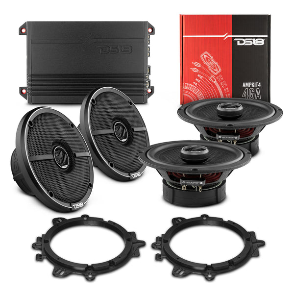 DS18 High-Performance Coaxial Door Speaker Upgrade Kit
