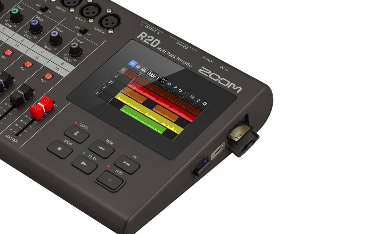 ZOOM R20 - ZOOM過去最高クラスのプリアンプとノイズ耐性を持った