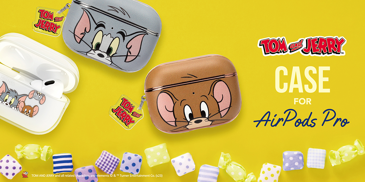 インパクトあるお顔アップ！PGA『トムとジェリー』AirPods Pro(第2/1