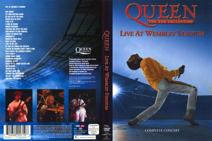 Queen - Live At Wembley Stadium 1986 | Music DVD | CD Cover, DVD