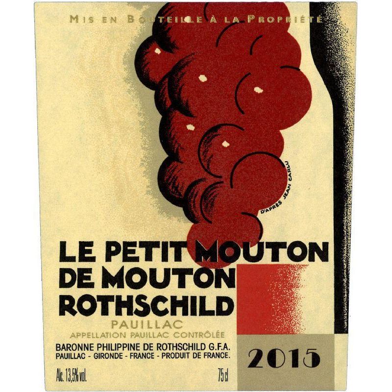 Le Petit Mouton de Mouton Rothschild 2015 - Chateau Cellars