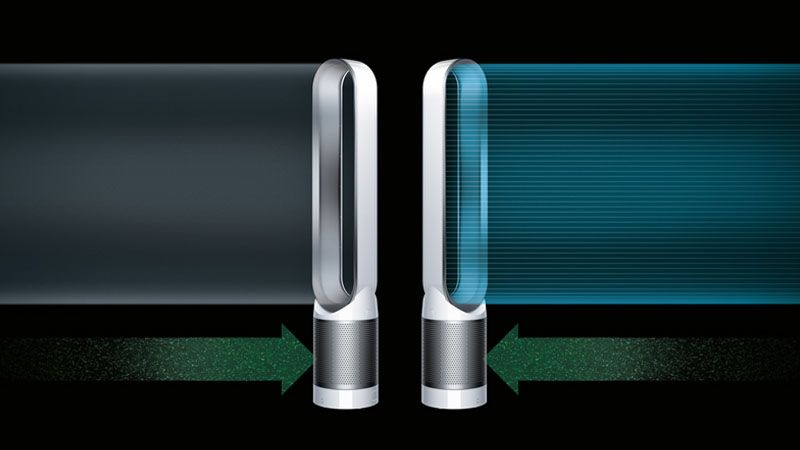 Dyson Pure Cool™ 空気清浄機能付タワーファン アイアン／サテンブルー
