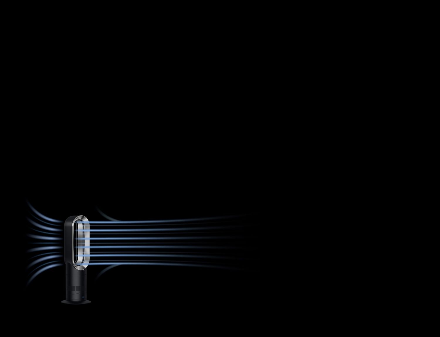 Dyson Hot+Cool™ Jet Focus fan heater (Satin Black/Nickel) | Dyson