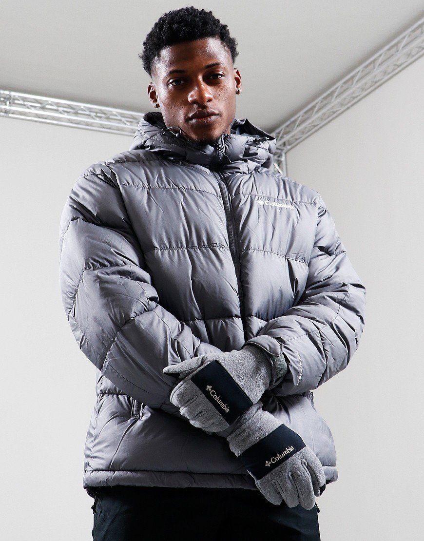 Columbia Pike Lake II Hooded Puffer Jacket City Grey - Terraces