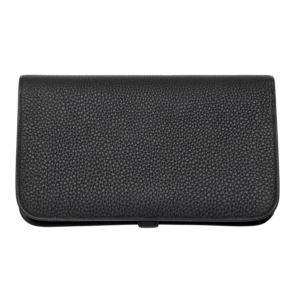 未使用] エルメス ドゴン GM トゴ ブラック シルバー金具 W刻印 メンズ