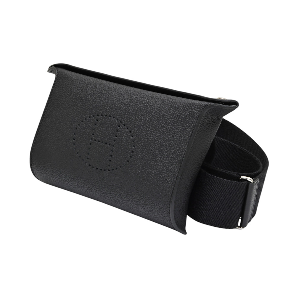 未使用] エルメス ヴィドポッシュ トゴ ブラック シルバー金具 W刻印