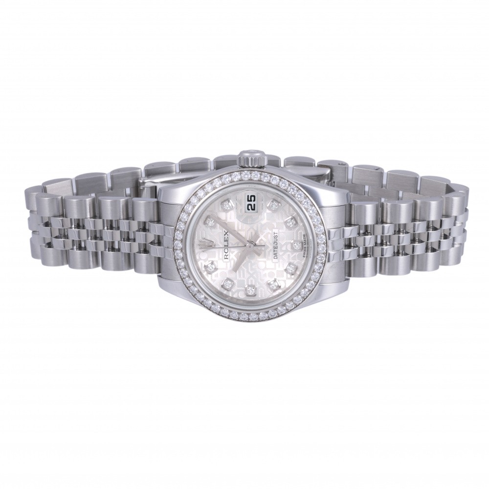 ロレックス デイトジャスト 179384G.SVCPJ コンピューター シルバー