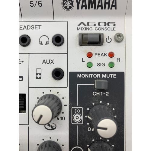 YAMAHA (ヤマハ) ミキシングコンソール AG-06 ☆｜トレファクONLINE