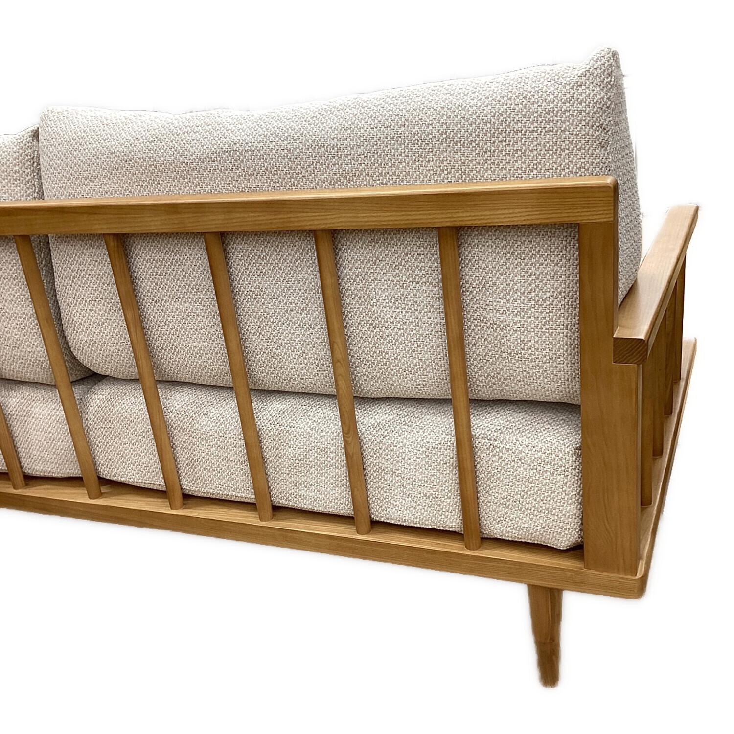 UNICO (ウニコ) 2.5人掛けカバーリングソファー ナチュラル×ベージュ