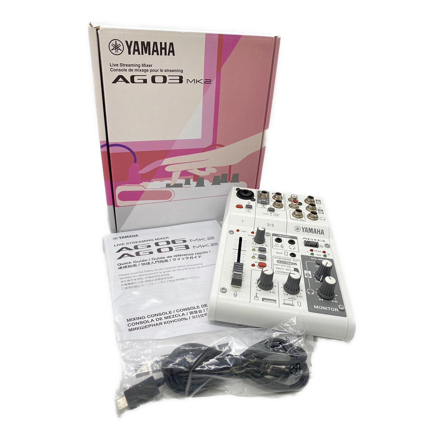 YAMAHA (ヤマハ) ミキサー AG03 MK2｜トレファクONLINE