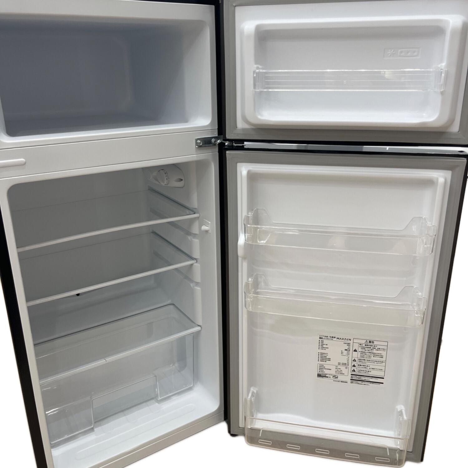 maxzen (マクスゼン) 2ドア冷蔵庫 JR112ML01GM 2022年製 112L