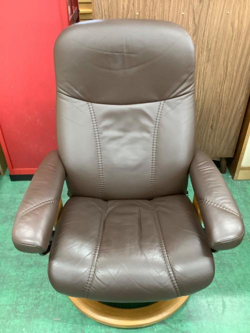 Ekornes (エコーネス) ストレスレスチェアー ブラウン オットマン付 1