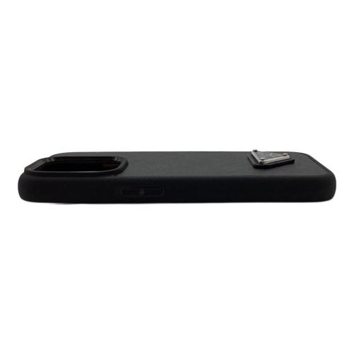 PRADA (プラダ) iPhone15 Pro ケース サフィアーノ ブラック 2ZH181