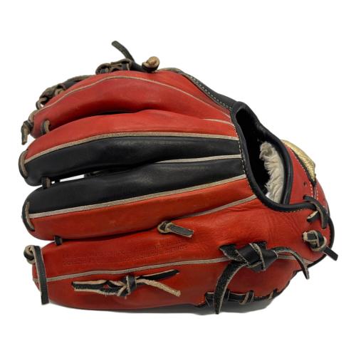 MIZUNO (ミズノ) 軟式グローブ ブラック×レッド Global Elite