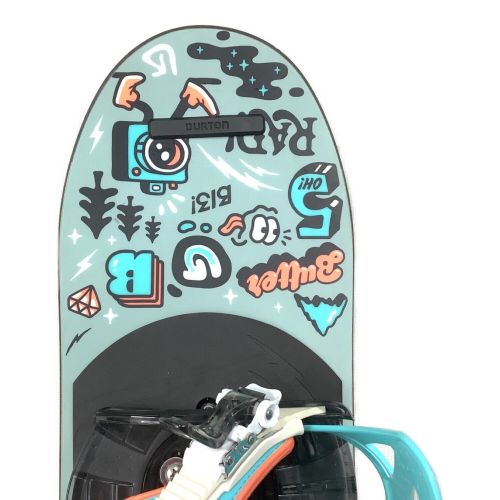 BURTON (バートン) スノーボード 100cm グレー×ブルー 3D ロッカー