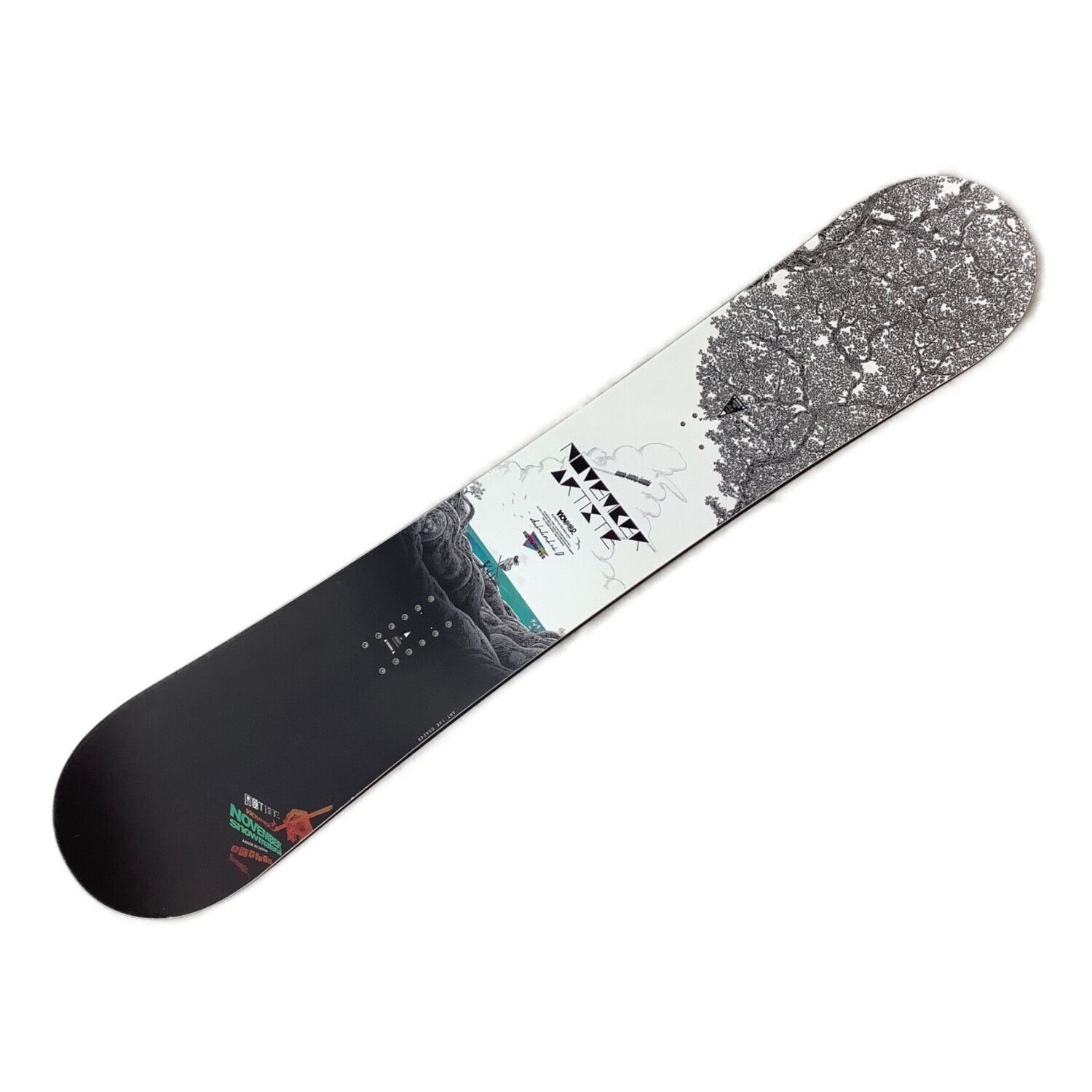 November (ノベンバー) スノーボード 146cm ホワイト×ブラック 2020