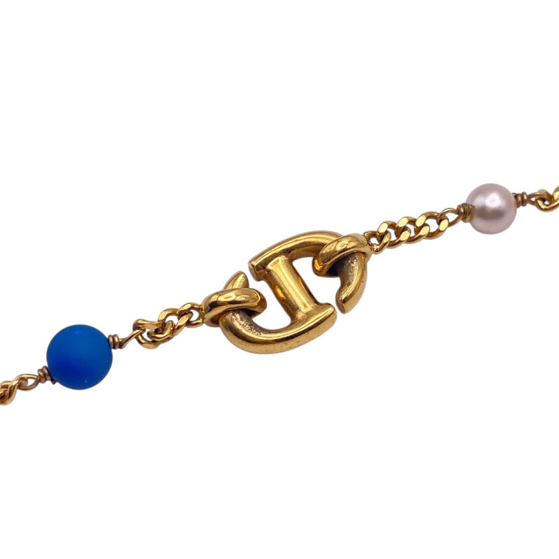 クリスチャン・ディオール Christian Dior CDブレスレット ブルー