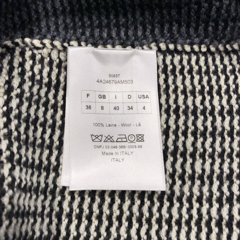 クリスチャン・ディオール Christian Dior デザインニットワンピース