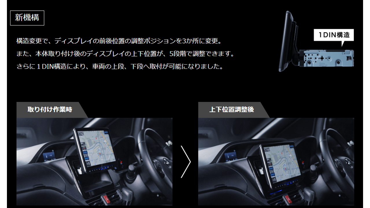 11型大画面カーナビ フローティングビッグX 11 シンプルモデル