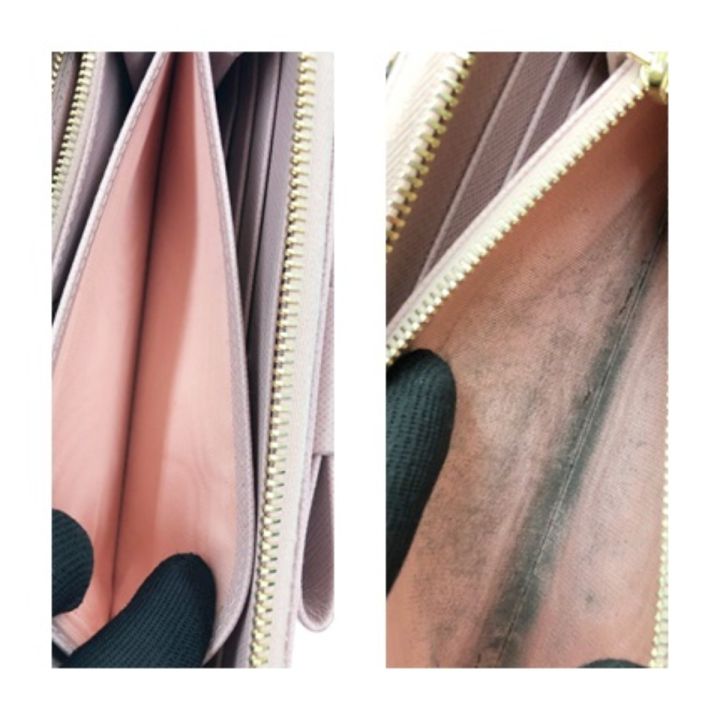 PRADA プラダ サフィアーノ リボン ラウンドファスナー 長財布