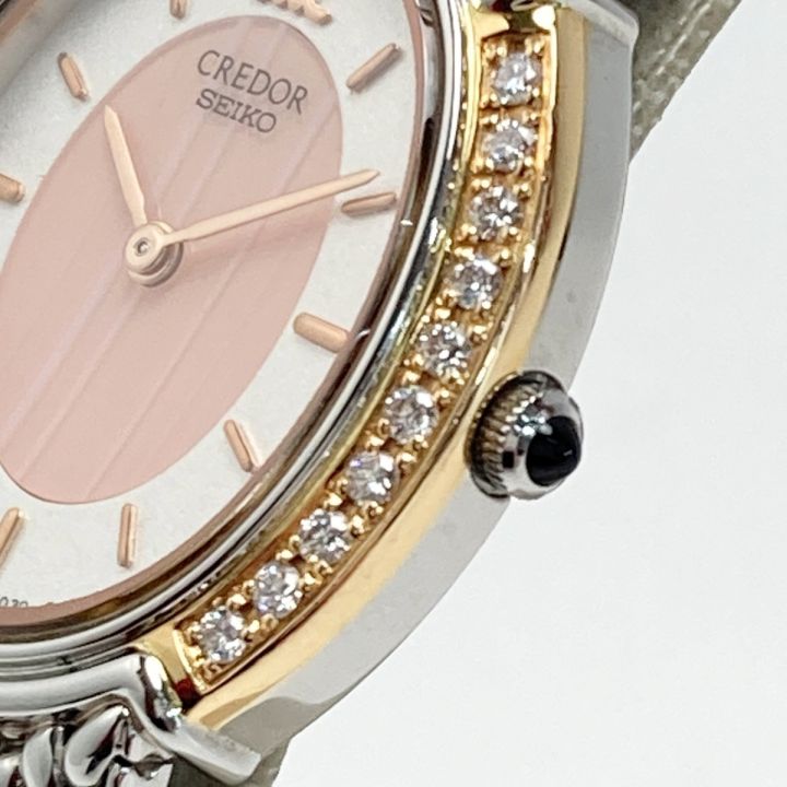 SEIKO セイコー クレドール 18KT+SS ダイヤベゼル GSTE986 / 5A70-3000