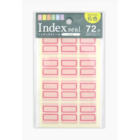 タックインデックスシールカラー72片 | 【公式】≪大量注文専門≫Can