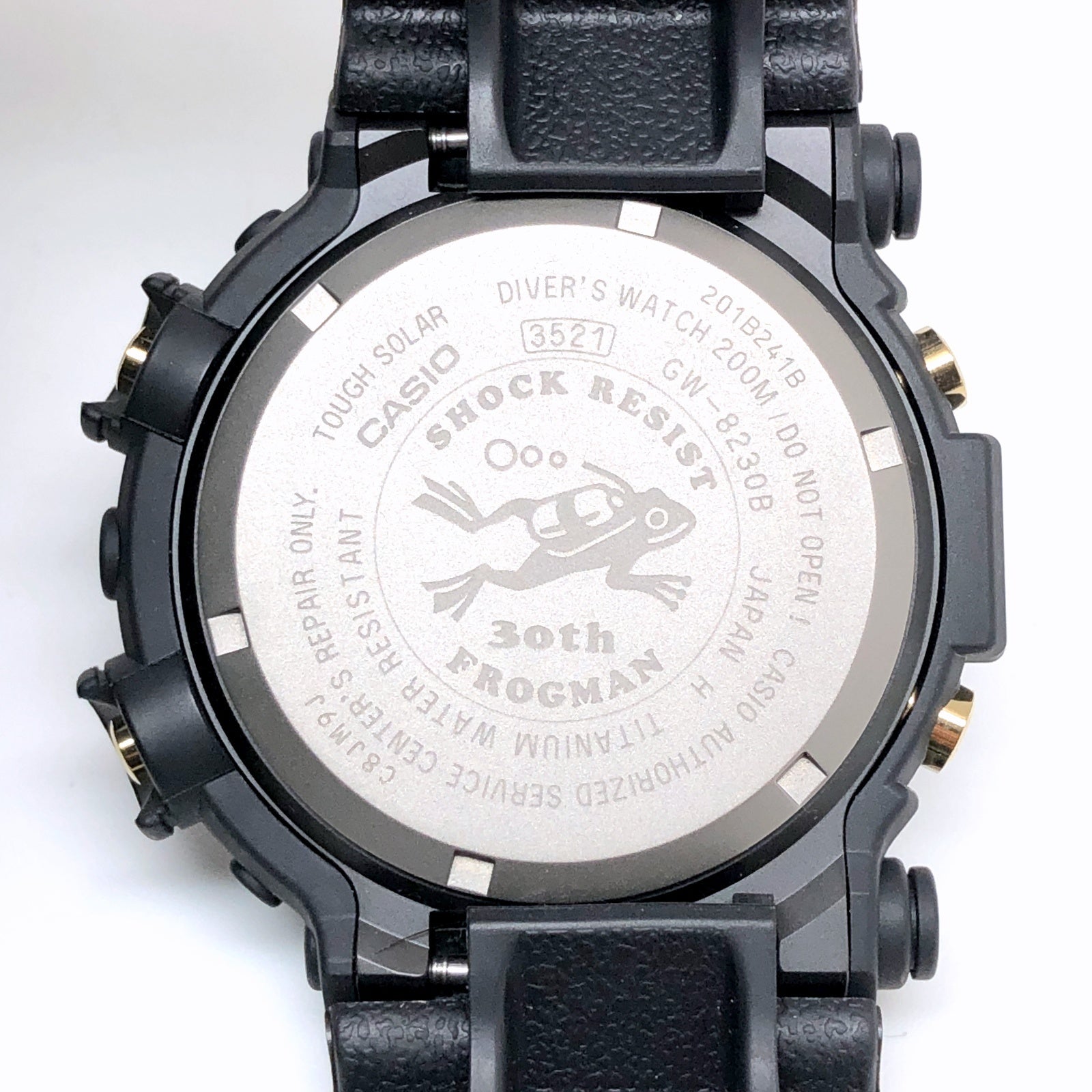 GW-8230B-9A フロッグマン30周年記念 黒金復刻 – G-BRIDGES
